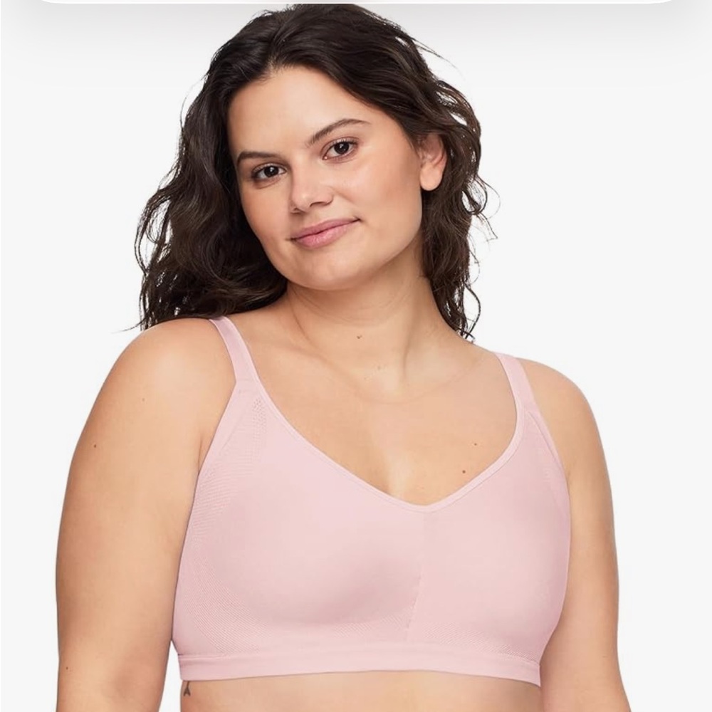 WARNERS Light Pink Wireless Comfort Bra - Picture 2 of 5